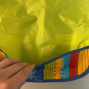 NWT  new Ikea Kid Child Toddler Art Apron pocket on the front, Velcro closure